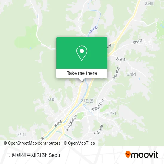 그린쎌셀프세차장 map