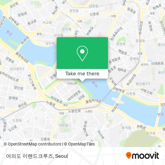 여의도 이랜드크루즈 map