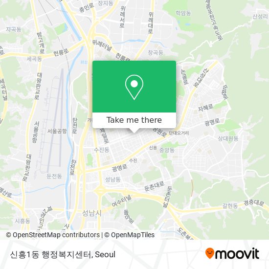 신흥1동 행정복지센터 map