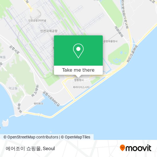 에어조이 쇼핑몰 map