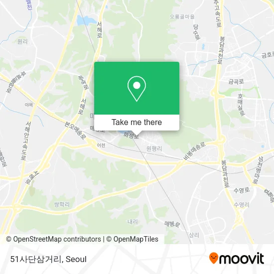 51사단삼거리 map