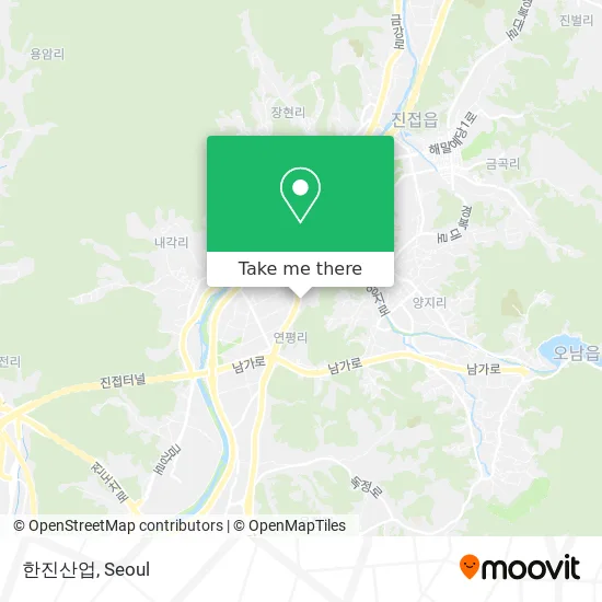한진산업 map