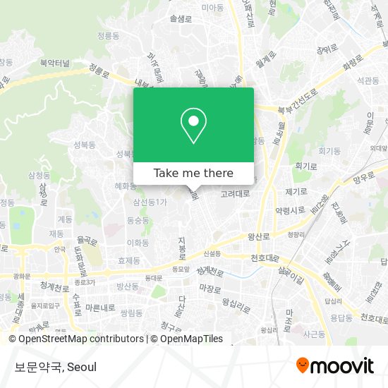 보문약국 map