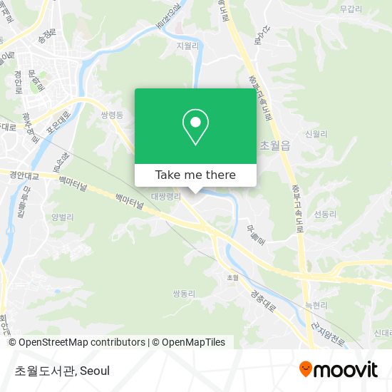 초월도서관 map