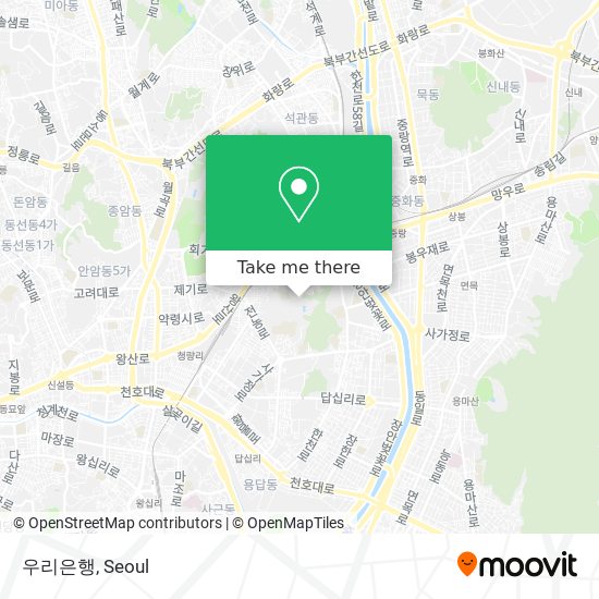 우리은행 map