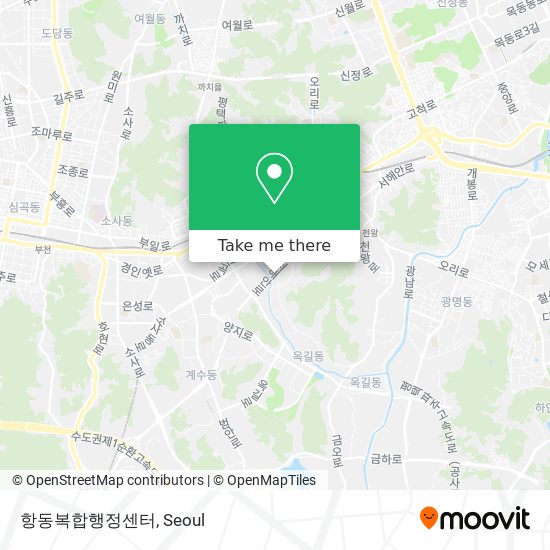 항동복합행정센터 map