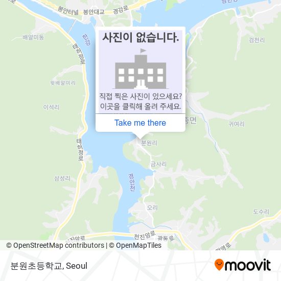 분원초등학교 map