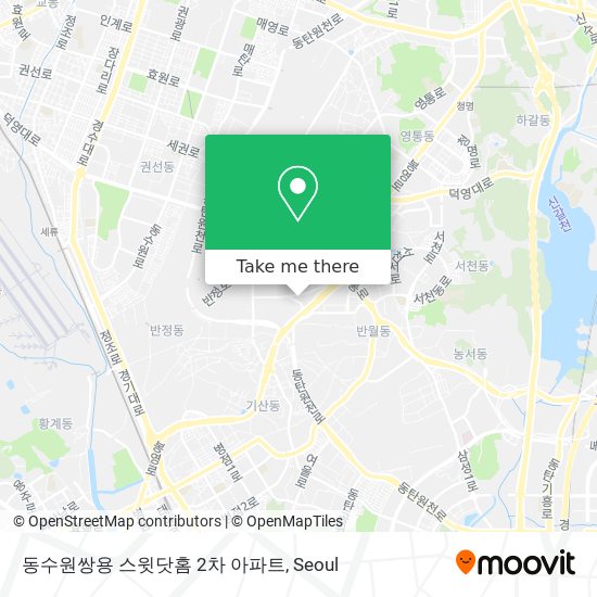 동수원쌍용 스윗닷홈 2차 아파트 map