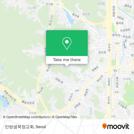 만방샘목장교회 map