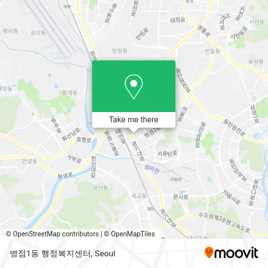 병점1동 행정복지센터 map