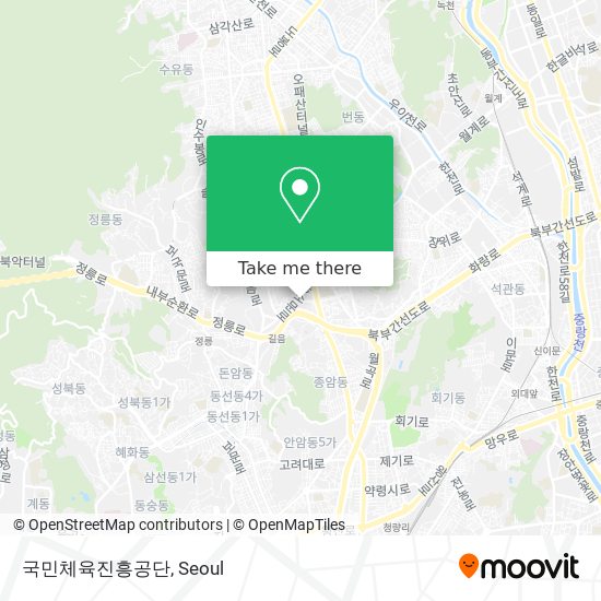 국민체육진흥공단 map