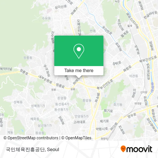 국민체육진흥공단 map
