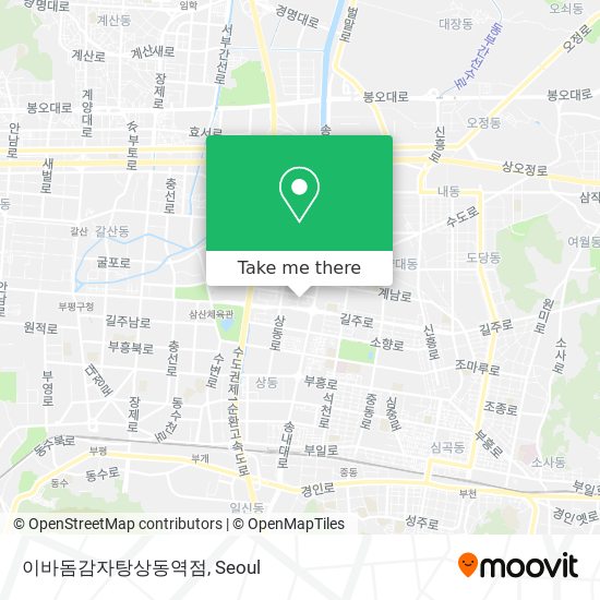 이바돔감자탕상동역점 map