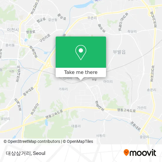 대상삼거리 map