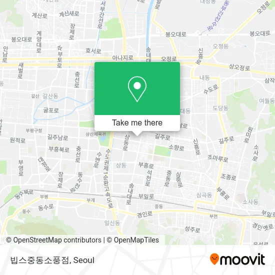 빕스중동소풍점 map
