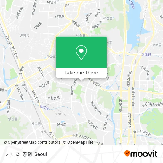 개나리 공원 map