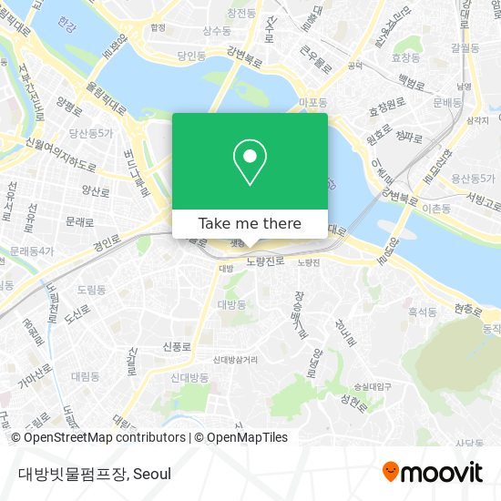 대방빗물펌프장 map