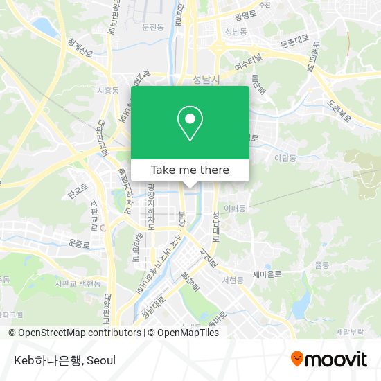 Keb하나은행 map