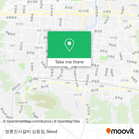 명륜진사갈비 상동점 map