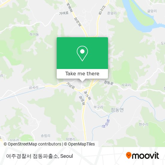 여주경찰서 점동파출소 map