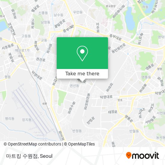 마트킹 수원점 map