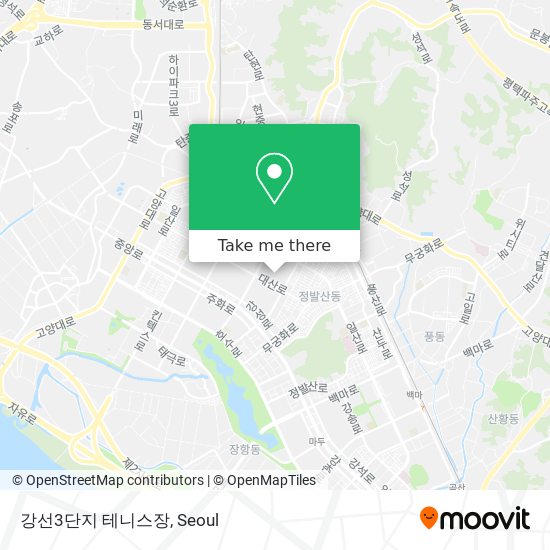 강선3단지 테니스장 map