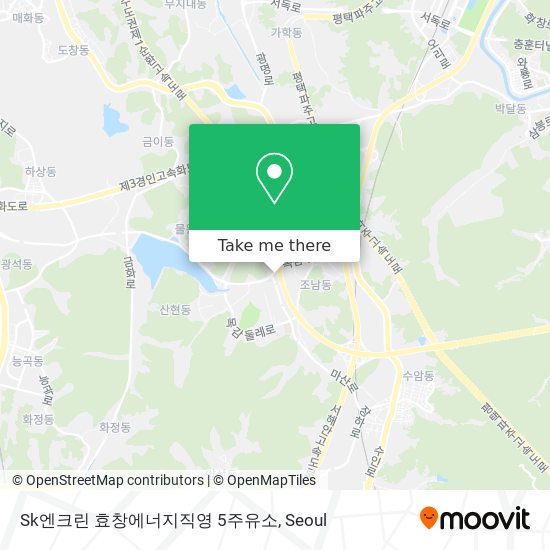 Sk엔크린 효창에너지직영 5주유소 map