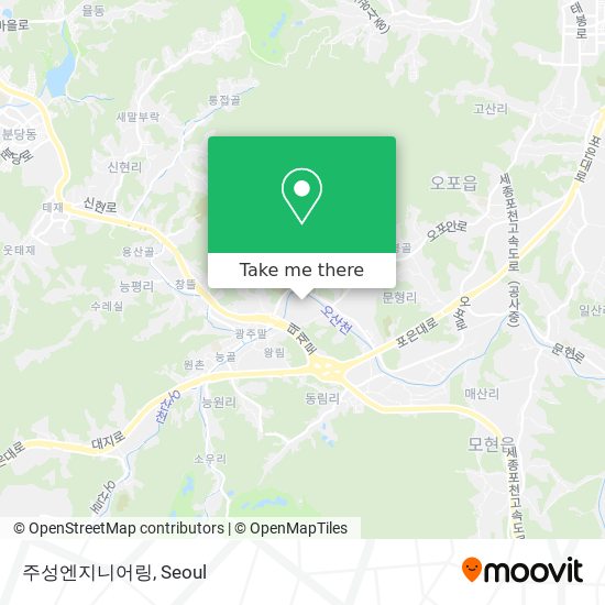 주성엔지니어링 map
