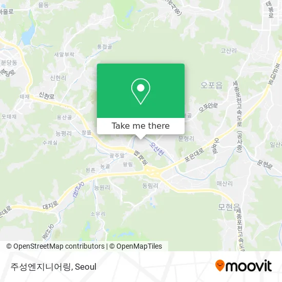 주성엔지니어링 map