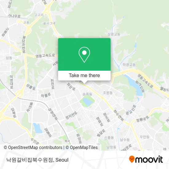 낙원갈비집북수원점 map