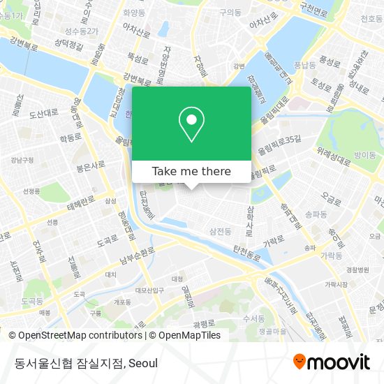 동서울신협 잠실지점 map