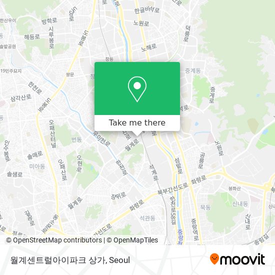 월계센트럴아이파크 상가 map