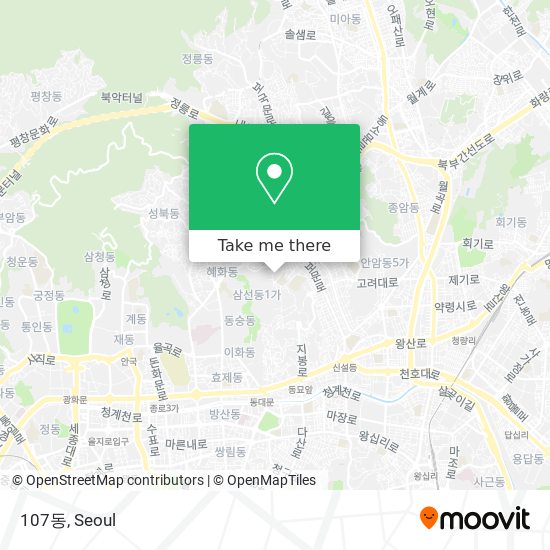 107동 map