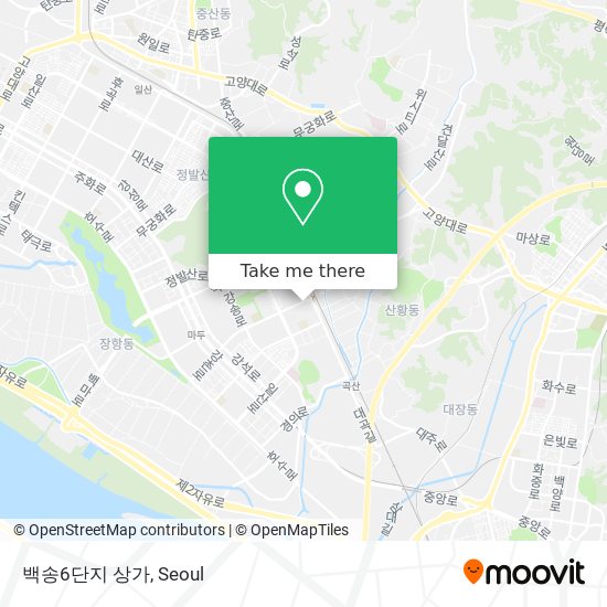 백송6단지 상가 map