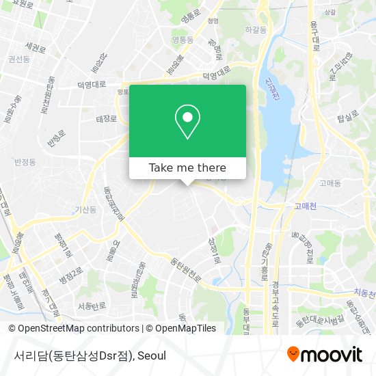 서리담(동탄삼성Dsr점) map