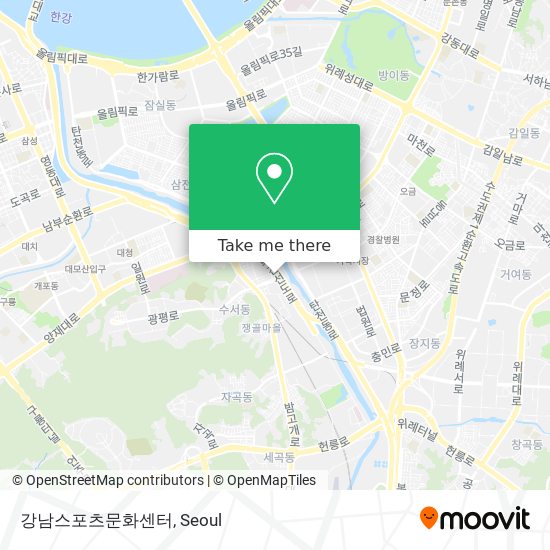 강남스포츠문화센터 map
