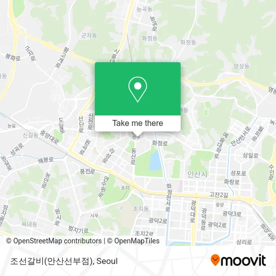 조선갈비(안산선부점) map