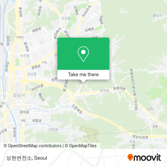 성현변전소 map