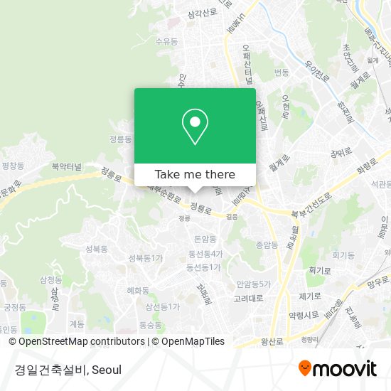 경일건축설비 map