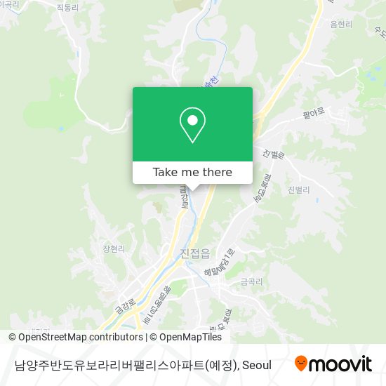 남양주반도유보라리버팰리스아파트(예정) map