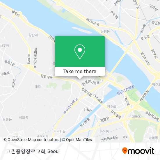 고촌중앙장로교회 map