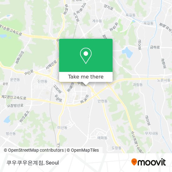 쿠우쿠우은계점 map