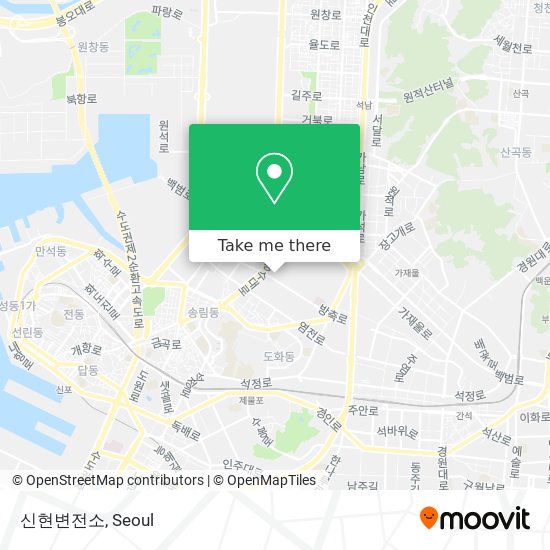 신현변전소 map