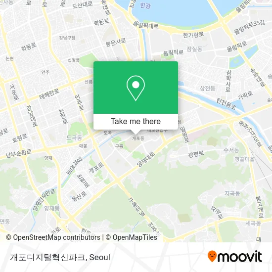 개포디지털혁신파크 map