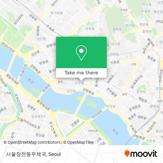 서울창전동우체국 map