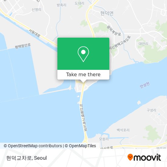 현덕교차로 map