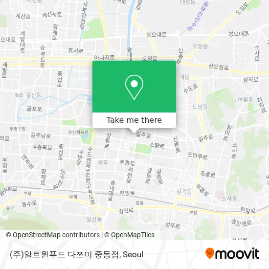 (주)알트윈푸드 다쯔미 중동점 map