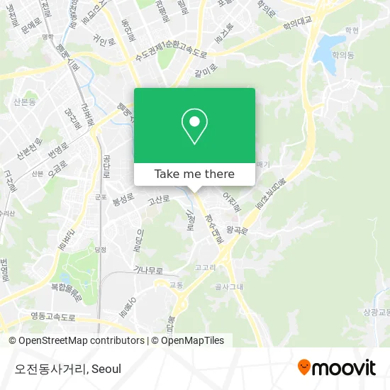 오전동사거리 map