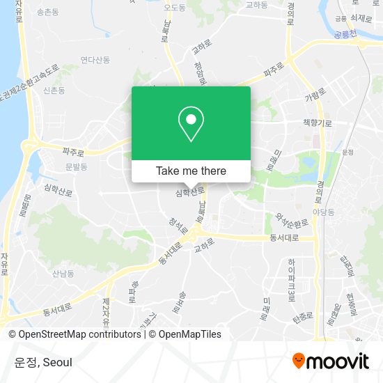 운정 map