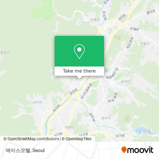 에이스모텔 map